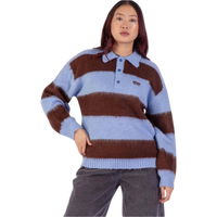 Womens Groovy Stack Knit Polo